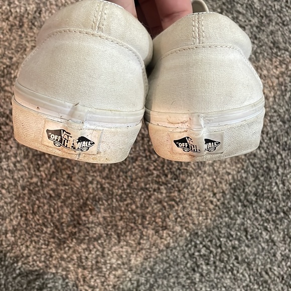 White slip on vans - Picture 3 of 4